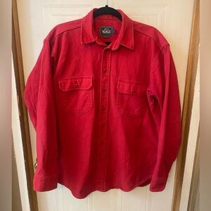 VTG Woolrich Red Chamois Flannel Shirt